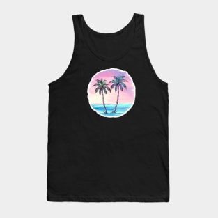 2 palm trees Tank Top